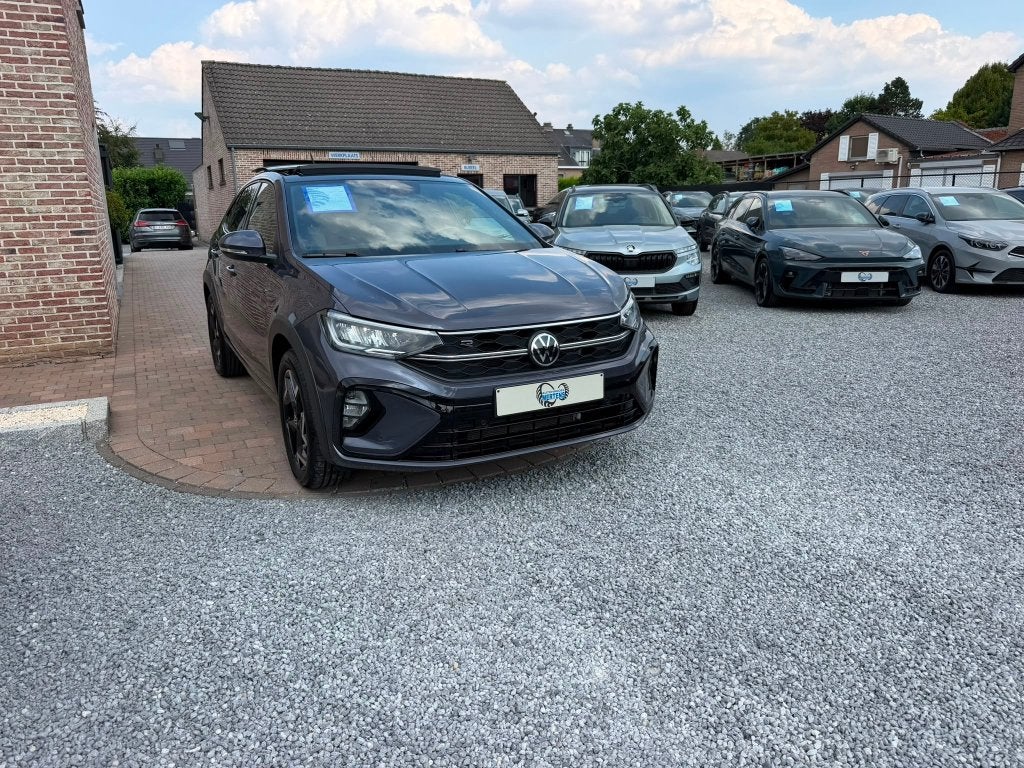 Volkswagen Taigo 1.0 TSI 115PK R-Line PANO *7002KM** 1EIG, Autos, Argent ou Gris, Achat, Euro 6, Entreprise