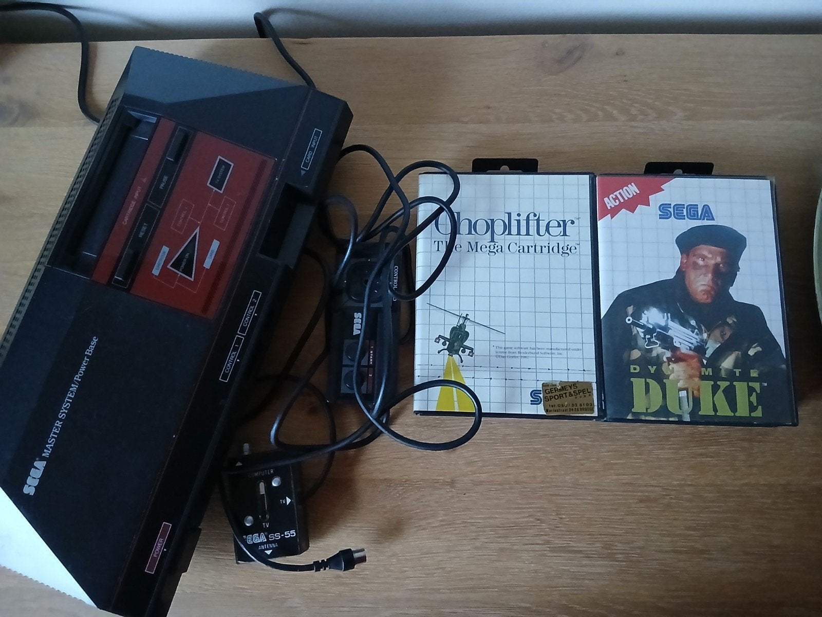 Sega master met toebehoren + 2 spellen, Games en Spelcomputers, Spelcomputers | Sega, Ophalen of Verzenden