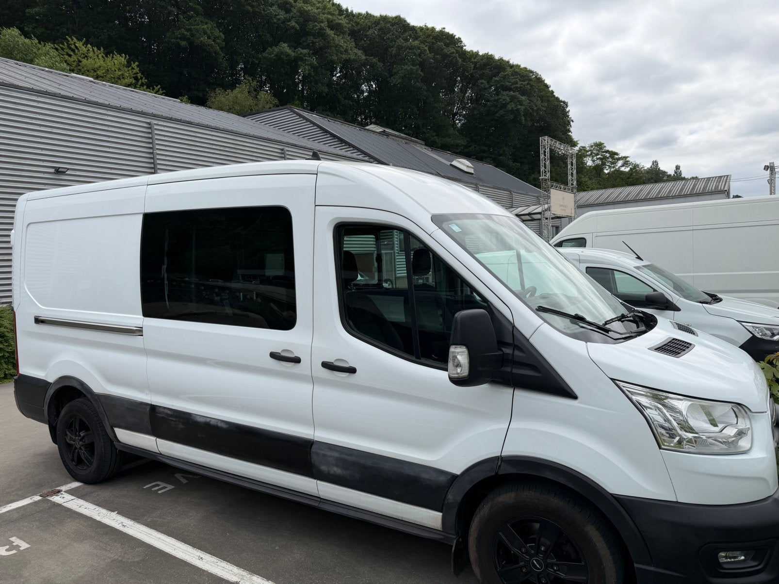 Ford Transit H2L3 dubbele cabine, Auto's, Stof, 1995 cc, Euro 6, 4 cilinders