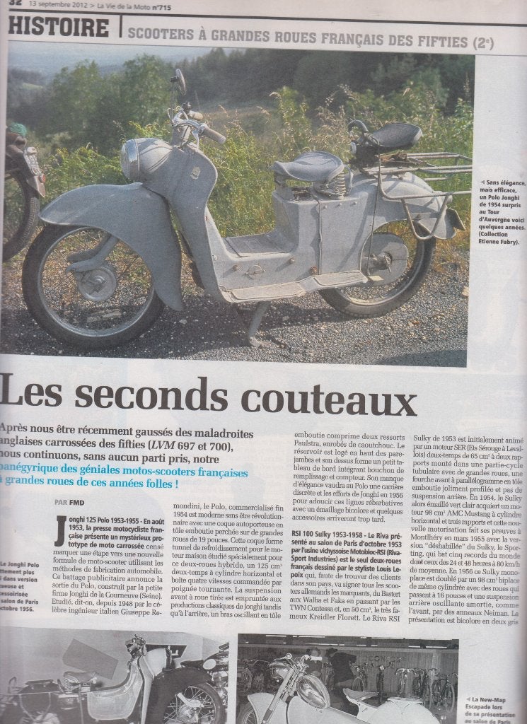 Scooters Français à grandes roues collection, Envoi, Utilisé