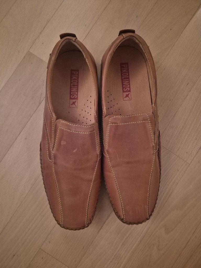 Picolinos mannen schoen camel maat 44, Bruin, Ophalen of Verzenden, Zo goed als nieuw, Espadrilles of Moccasins