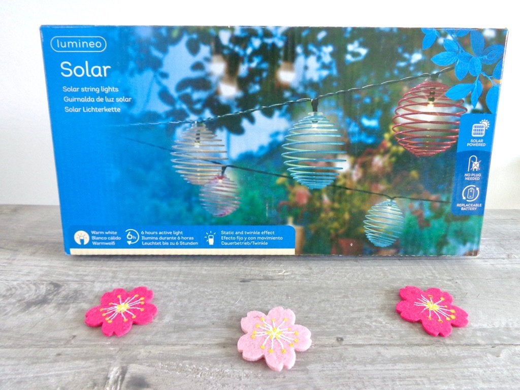 Nieuwe solar lichtslinger, Tuin en Terras, Ophalen of Verzenden, Nieuw