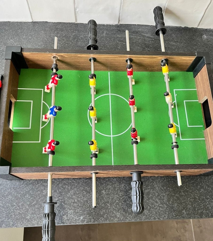 Tafelvoetbal (klein), Ophalen, Gebruikt