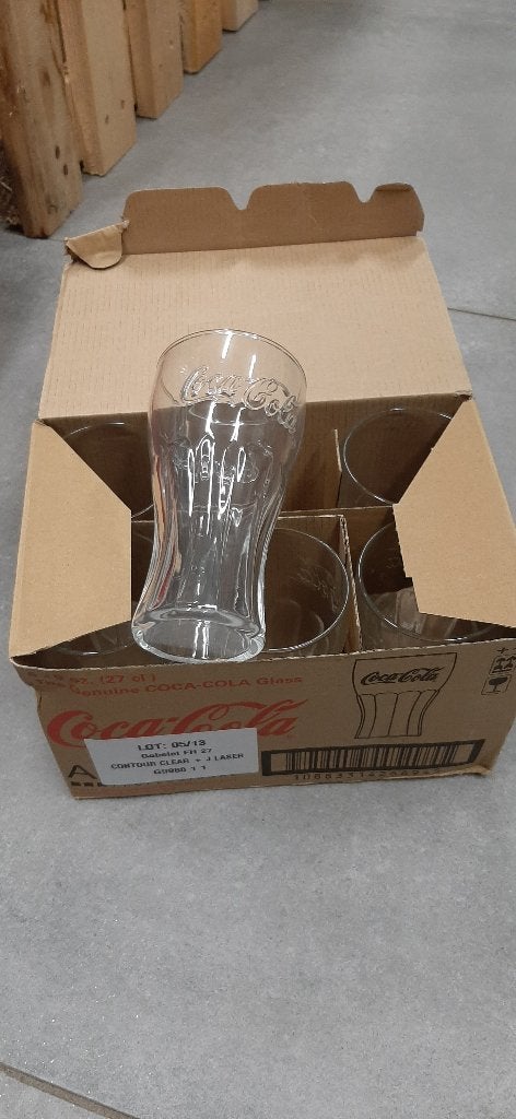 6 glazen Coca-Cola NIEUW, Verzamelen, Ophalen, Nieuw