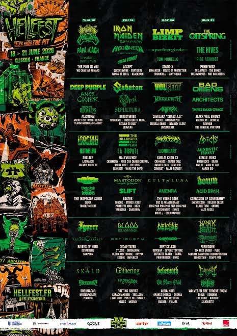 Hellfest 2 tickets, Tickets en Kaartjes, Twee personen, Meerdaags