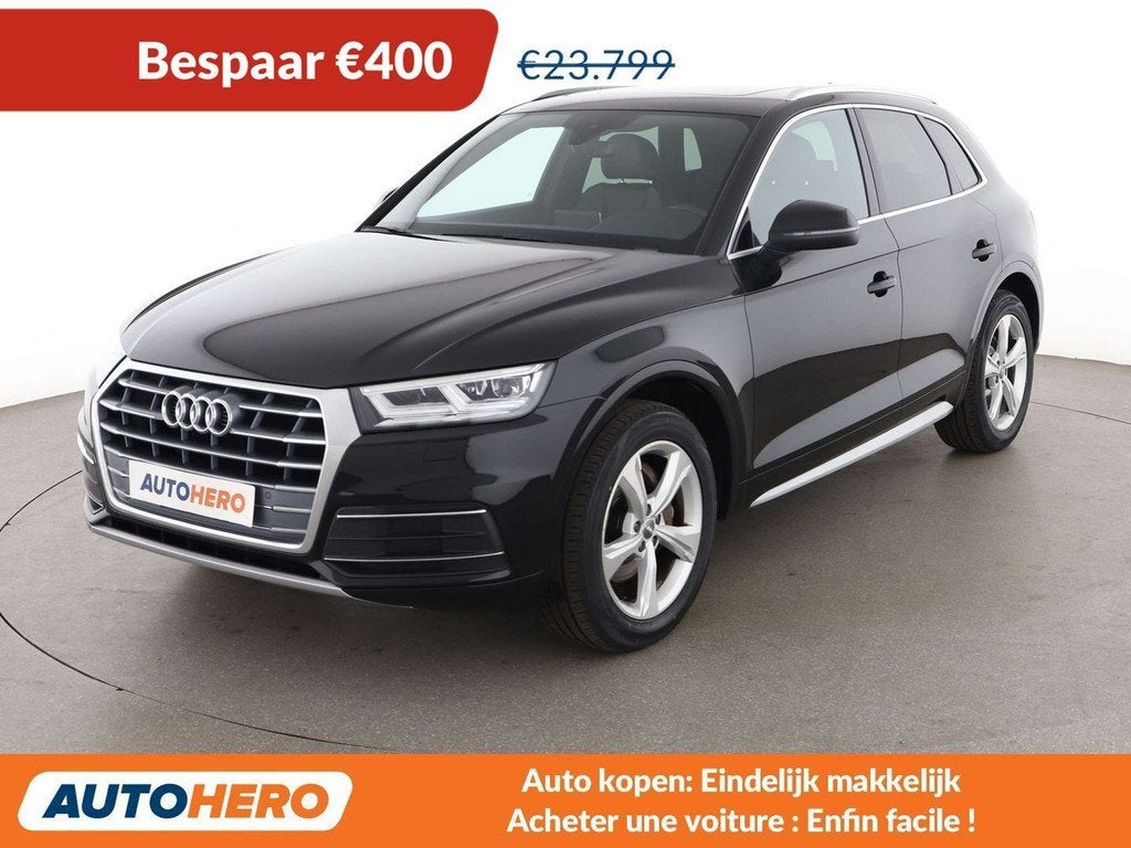 Audi Q5 35 TDI Mild-Hybrid sport (bj 2020, automaat), Auto's, Gebruikt, Q5, Zwart, SUV of Terreinwagen