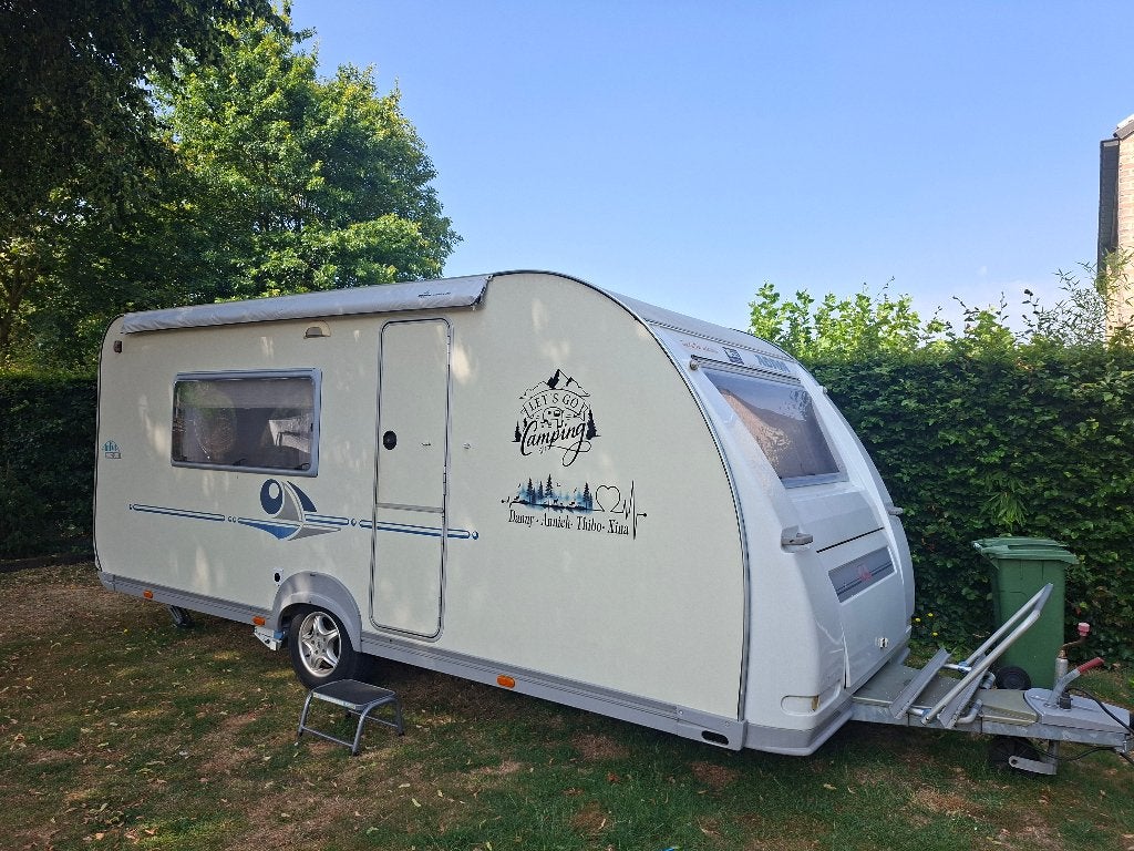 caravan Adria 502 UK, Standaardzit, Adria, 5 tot 6 meter, Omvormbare zithoek