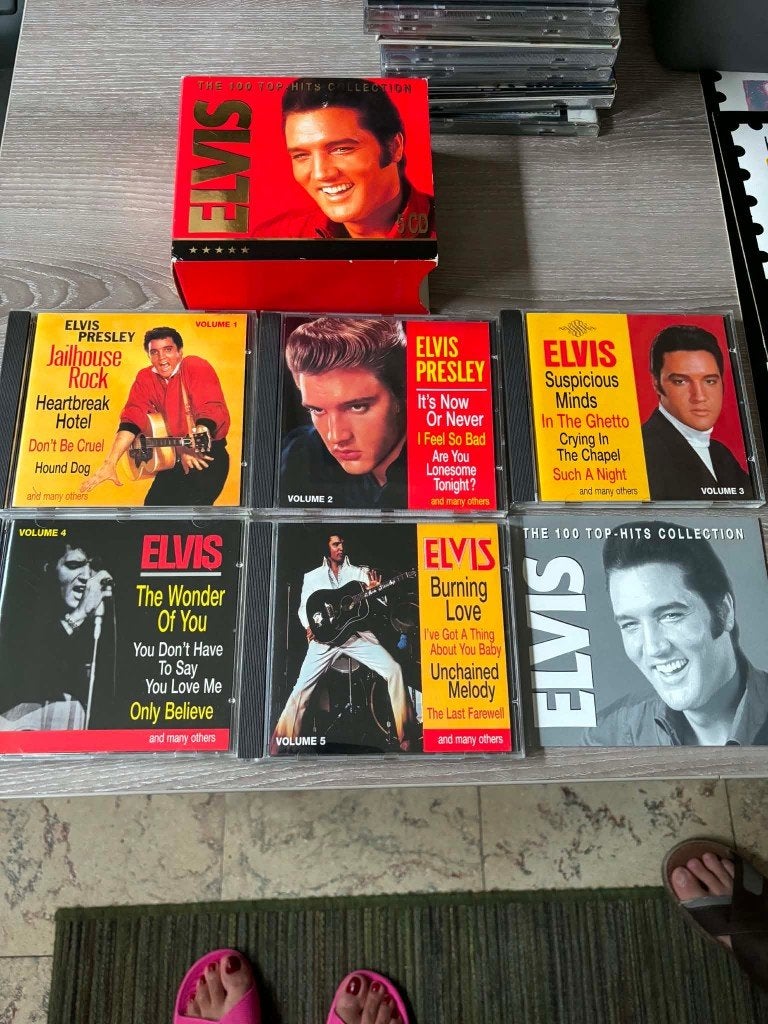 Elvis 5 cdbox. the 100 top hits collection met een boekje, Cd's en Dvd's, Boxset, Ophalen of Verzenden, Zo goed als nieuw, Inclusief boekje