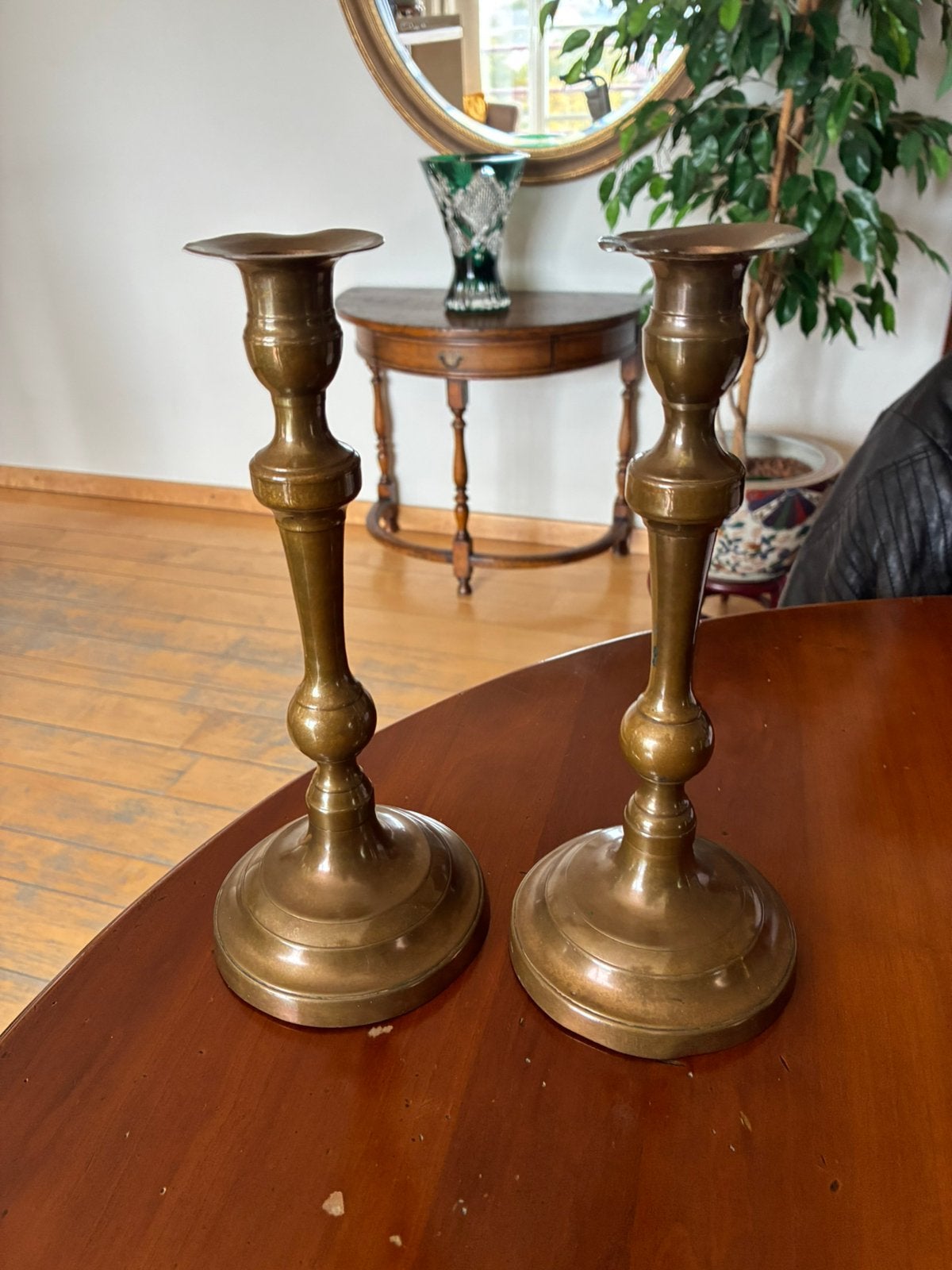 2 koperen kandelaars, Antiek en Kunst, Ophalen of Verzenden