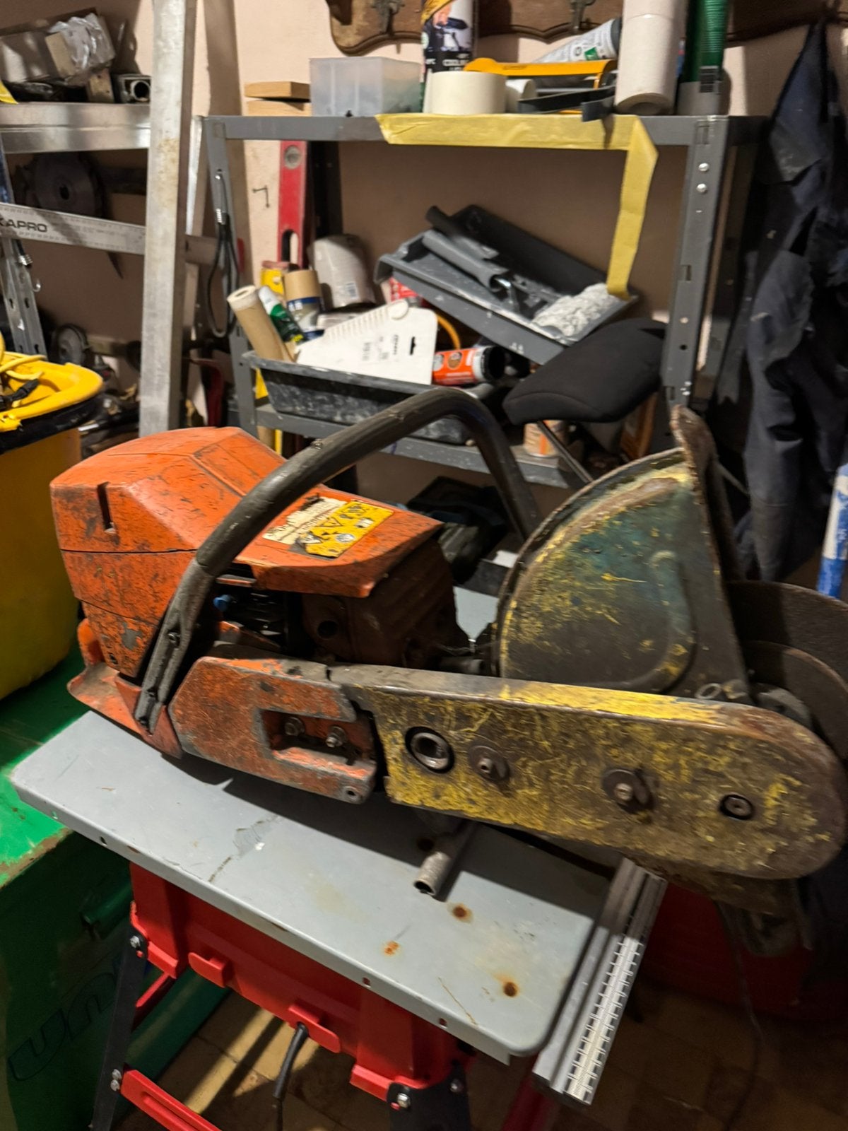 Husqvarna, modèle 371K,, Bricolage & Construction, Outillage | Scies mécaniques, Enlèvement ou Envoi, Utilisé, Tronçonneuse