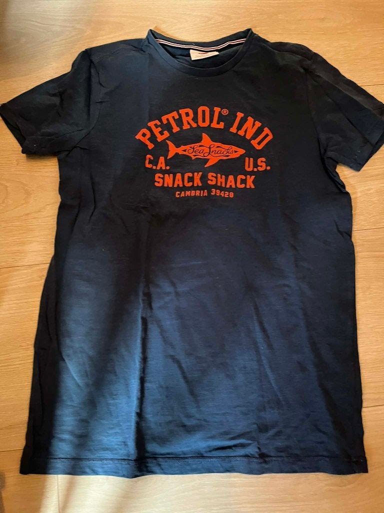 tshirt blauw oranje petrol 176, Enfants & Bébés, Garçon, Enlèvement ou Envoi, Chemise ou À manches longues, Petrol Industries