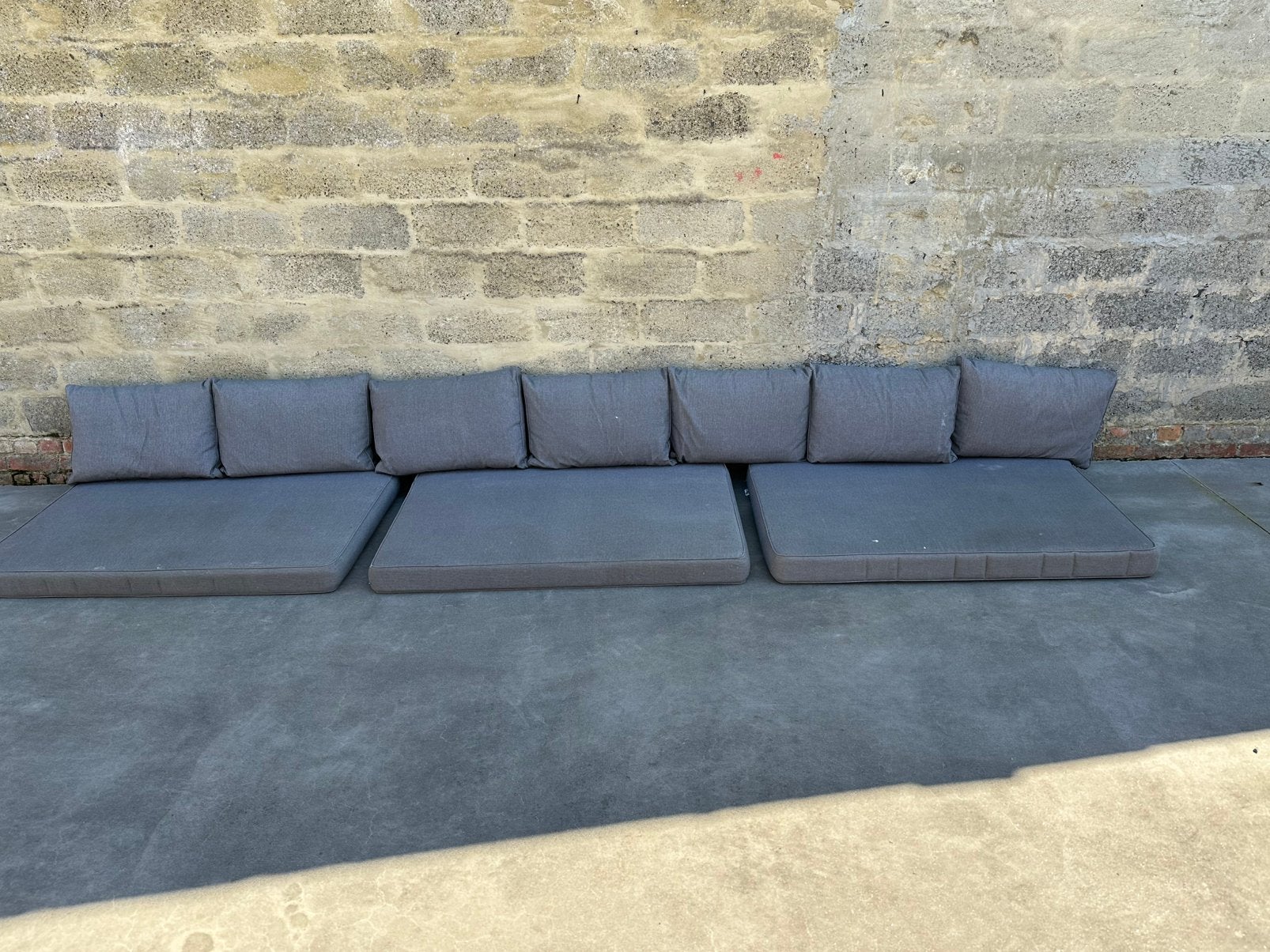 Set kussens pallet lounge, Jardin & Terrasse, Traverses & Bordures, Enlèvement, Comme neuf