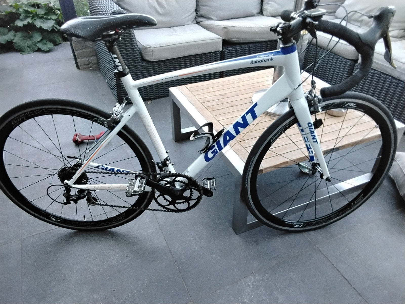 koersfiets, Ophalen