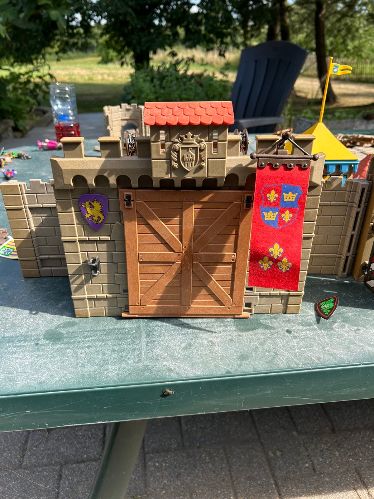 Gros lot playmobil chevalier., Ophalen, Gebruikt, Losse onderdelen, Kasteel/Fort