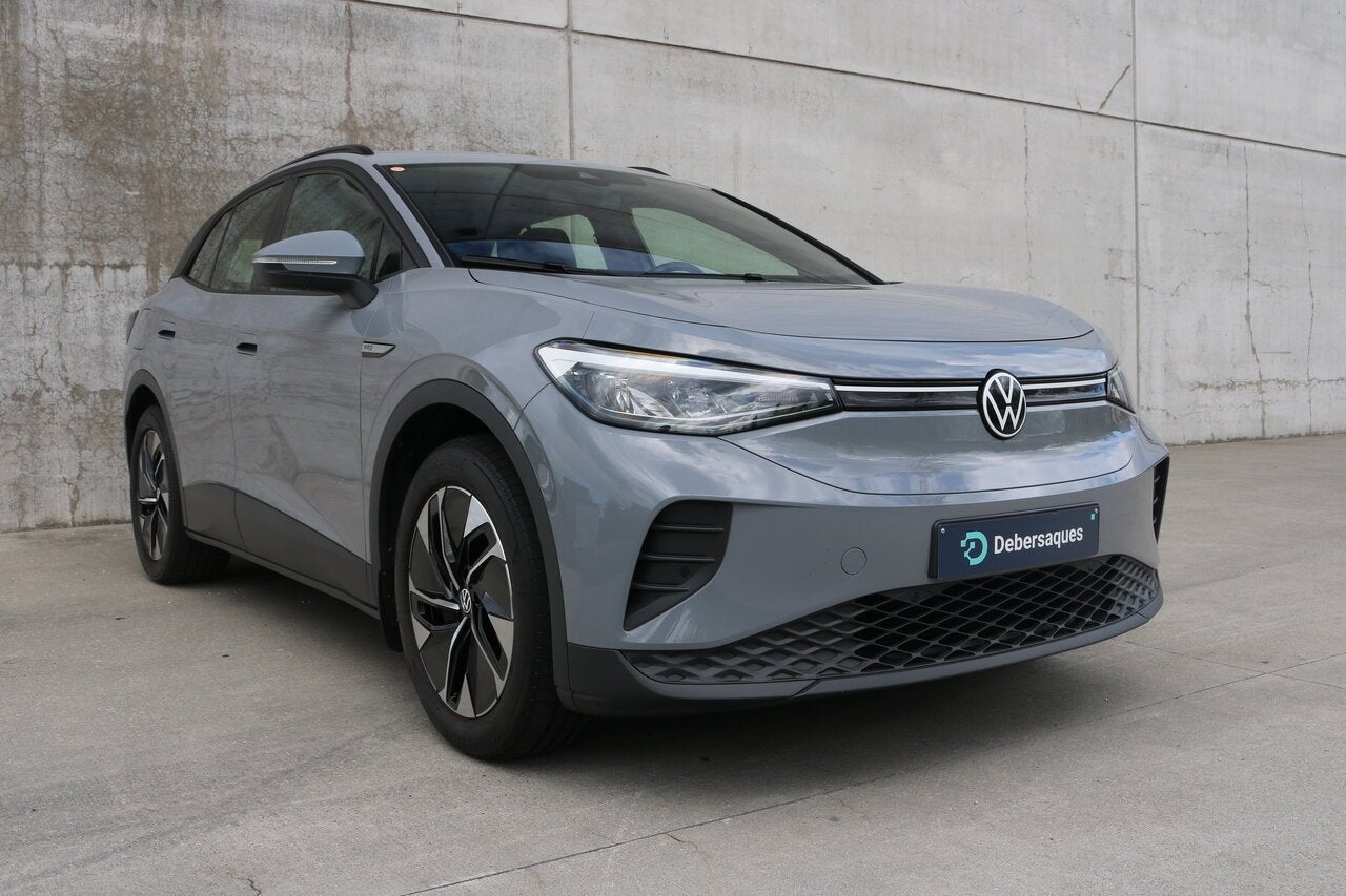 Volkswagen ID.4 Pro Performance 77 kWh NAVI APP PSENS ZETEL, Auto's, Volkswagen, Zwart, SUV of Terreinwagen, Zilver of Grijs, 0 km
