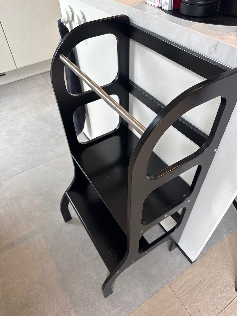 Ette tete leertoren zwart, Ophalen, Zo goed als nieuw, Tafel(s) en Stoel(en)
