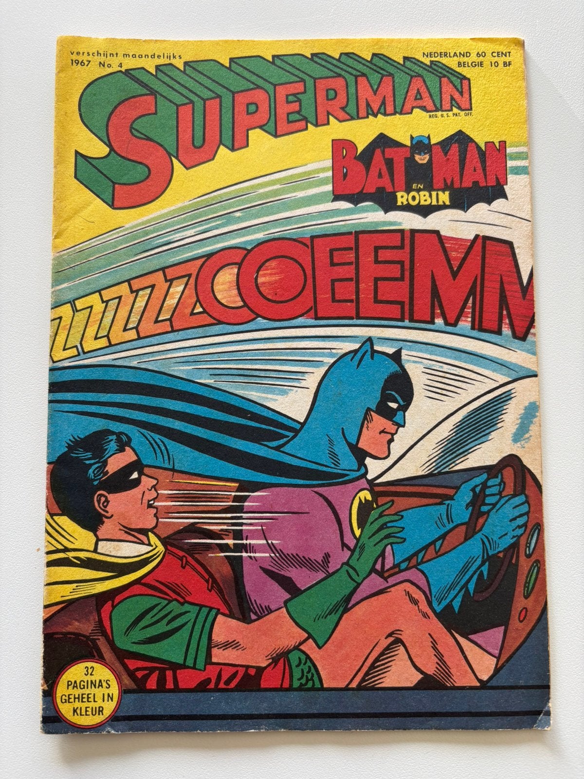 Superman strip uit 1967 in goede staat, Eén comic, Ophalen, Gelezen