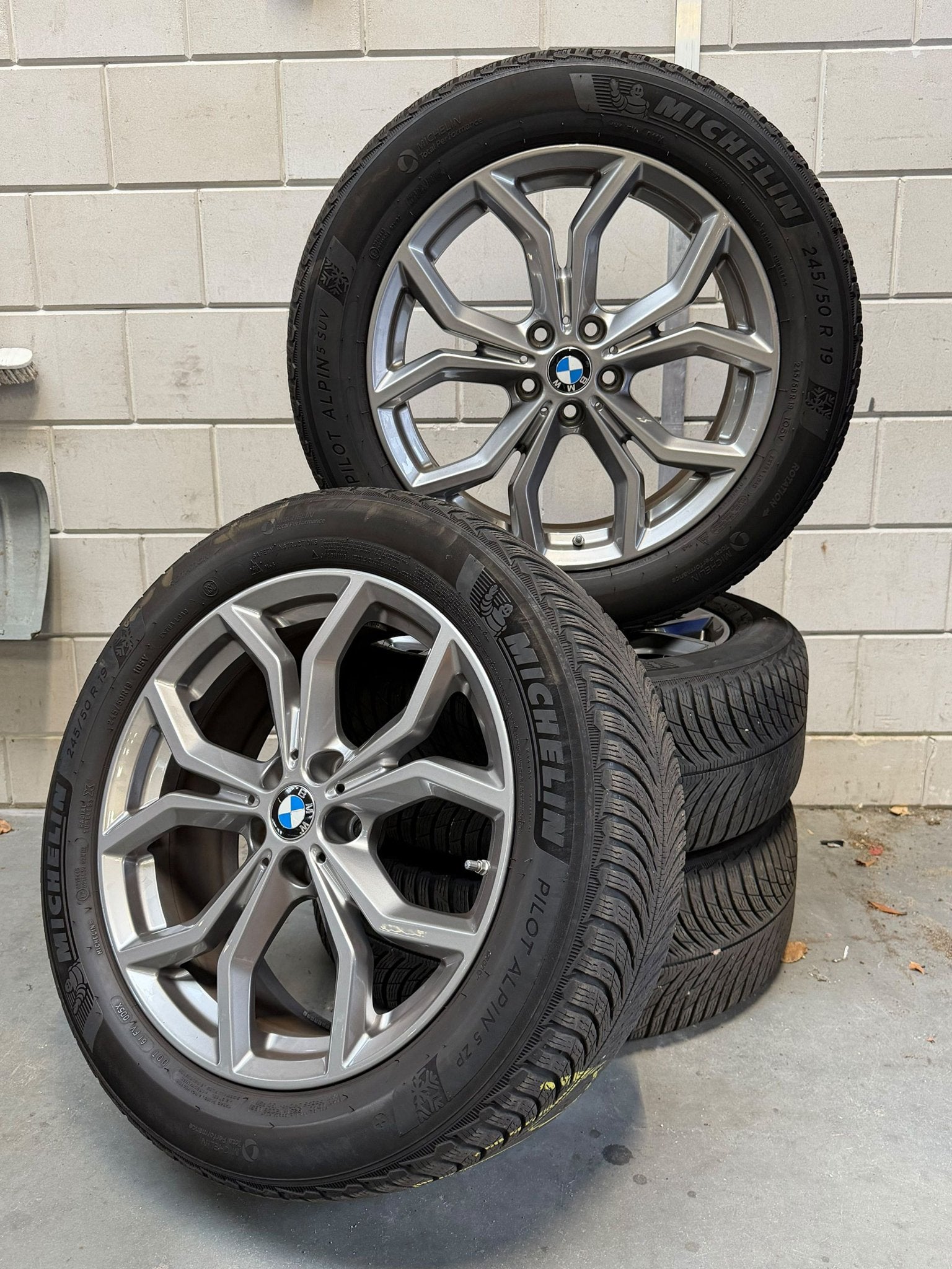 Originele BMW X3 X4 velgen 19" 5x112 Style 694 winterset G01, Autos : Pièces & Accessoires, Pneus et Jantes, Véhicule de tourisme