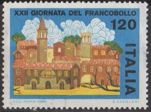 Italië - 22e Postzegeldag 1980, Postzegels en Munten, Postzegels | Europa | Italië, Verzenden, Postfris