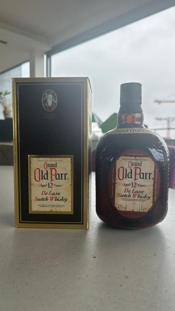 Whisky écossais de luxe Grand Old Parr 12 ans, Enlèvement ou Envoi, Neuf, Autres régions, Autres types
