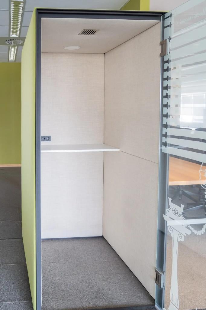 Palau Phonebooth - Appelgroen individuele akoestische cabine, Vergader- of Presentatieruimte, Verzenden, Gebruikt, Inrichting