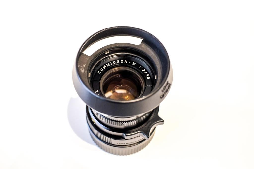 Leica Summicron V4 50mm f2, Ophalen of Verzenden, Gebruikt, Standaardlens