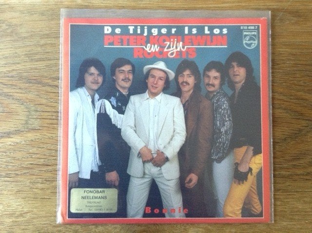 single peter koelewijn en zijn rockets, 7 inch, Ophalen of Verzenden, Fotohoes, Nederlandstalig
