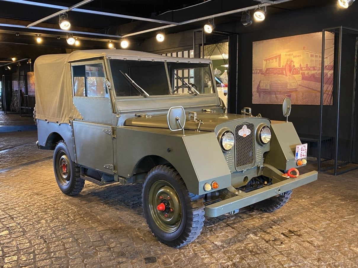 Land Rover Serie I Minerva - Belgisch leger (bj 1952), Auto's, Oldtimers, Land Rover, Bedrijf, Handgeschakeld, SUV of Terreinwagen