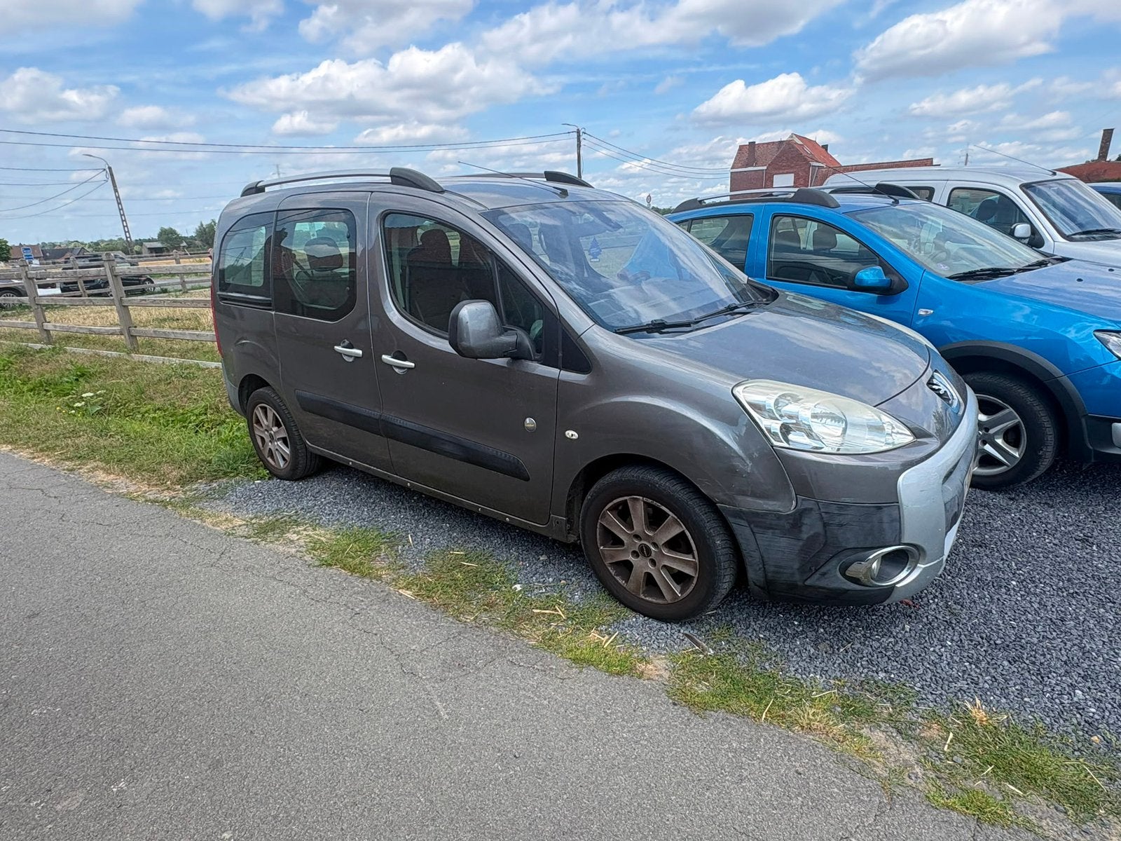 TEPEE 1,6 HDI 68KW 2010 CLIMATISÉ 275,000KM 0032471654764, Auto's, Zwart, 1600 cc, Bedrijf, 5 deurs