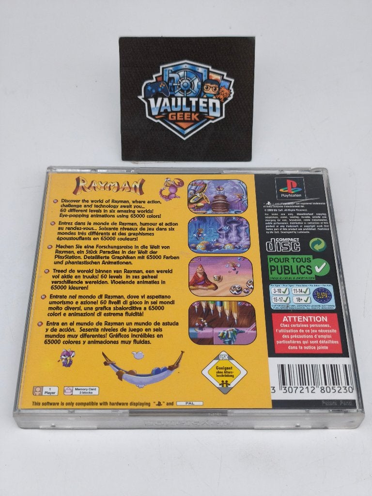 Rayman PS1 CIB, Games en Spelcomputers, Games | Sony PlayStation 1, Ophalen of Verzenden, Gebruikt, Platform