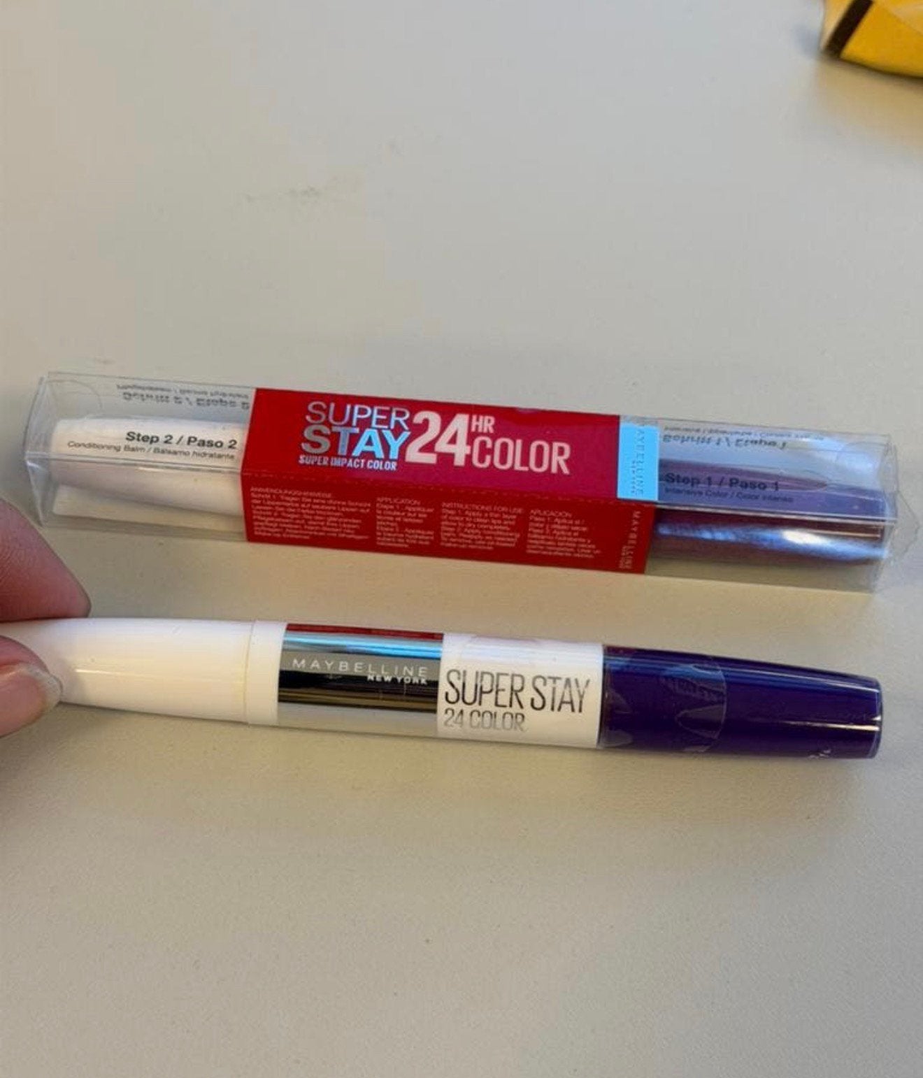 Coffret Maybelline Superstay 24H Lip Colour Purple - lèvres, Neuf, Maquillage, Enlèvement ou Envoi, Lèvres