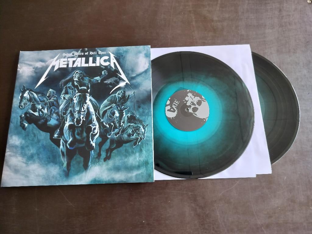 METALLICA - SEVEN DATES OF HELL TOUR - 2 lp SWIRL vinyl, CD & DVD, Vinyles | Hardrock & Metal, Double LP, Enlèvement ou Envoi
