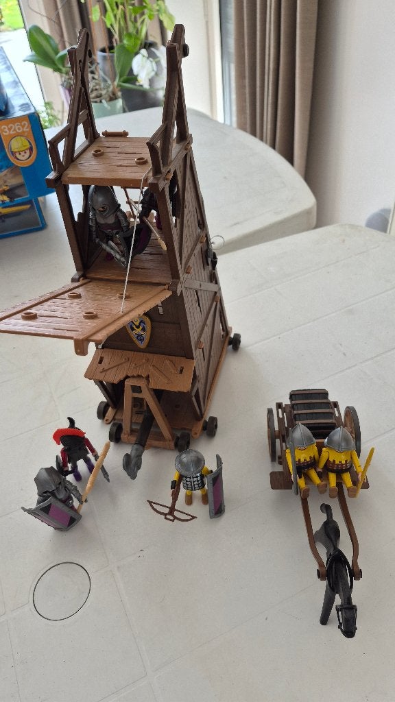 Tour d'assaut Playmobil, Enlèvement ou Envoi, Comme neuf, Kit complet, Knights