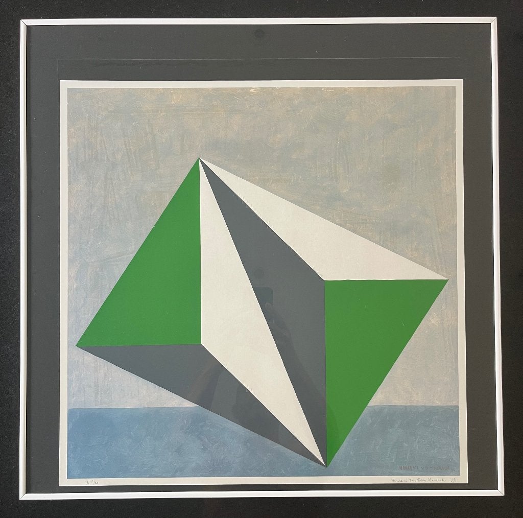 Sérigraphie originale de Vincent van den Meersch., Numéroté, Enlèvement, Sérigraphie