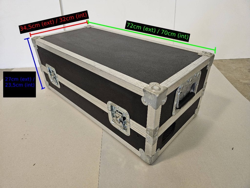 Flightcase opbergdoos 72x34,5x27 cm, Muziek en Instrumenten, Ophalen of Verzenden, Gebruikt, Overige instrumenten, Flightcase