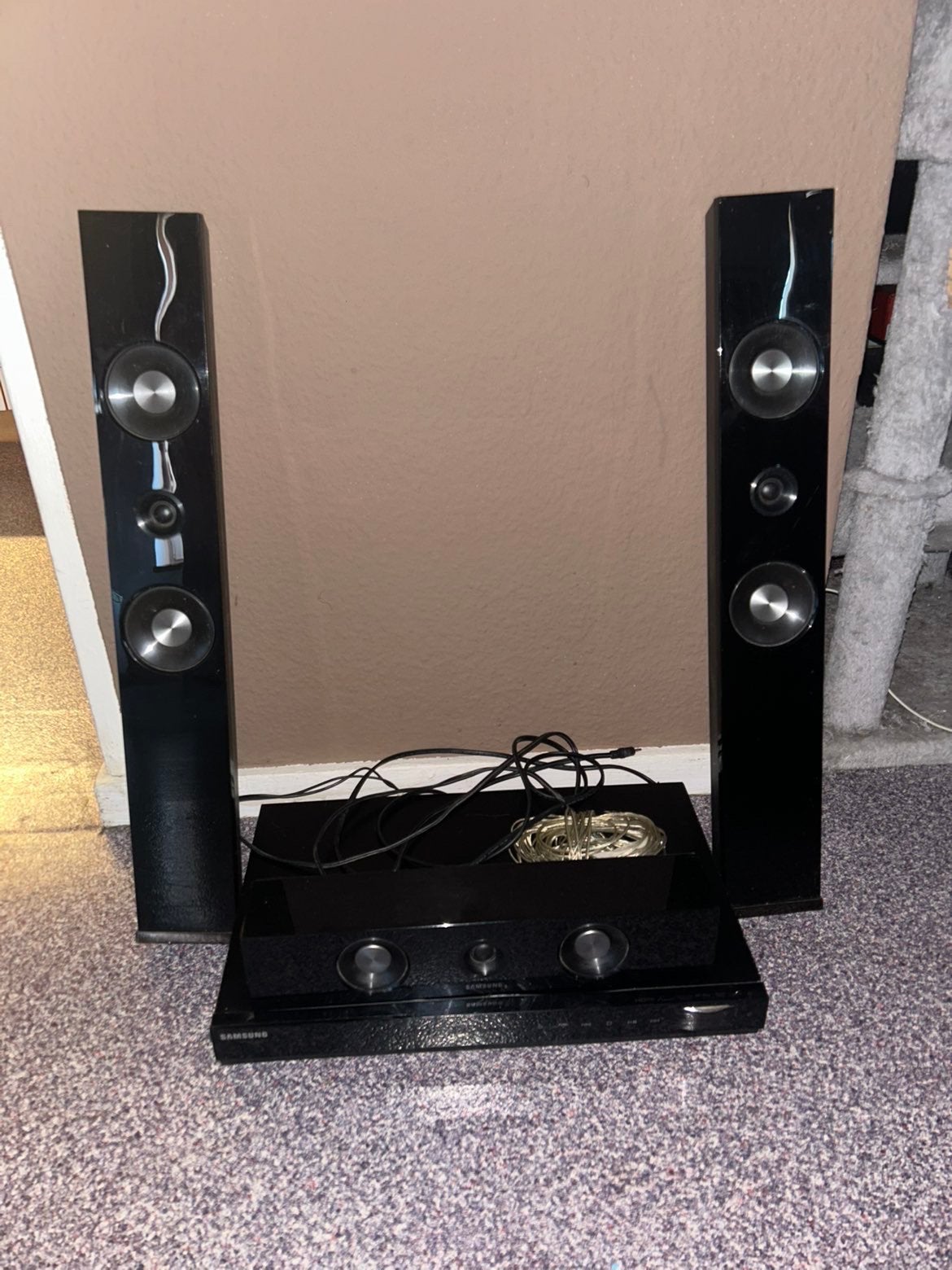 Home cinéma Samsung HT-C555 5.1 – Excellent état, Audio, Tv en Foto, Home Cinema-sets, Ophalen, Zo goed als nieuw