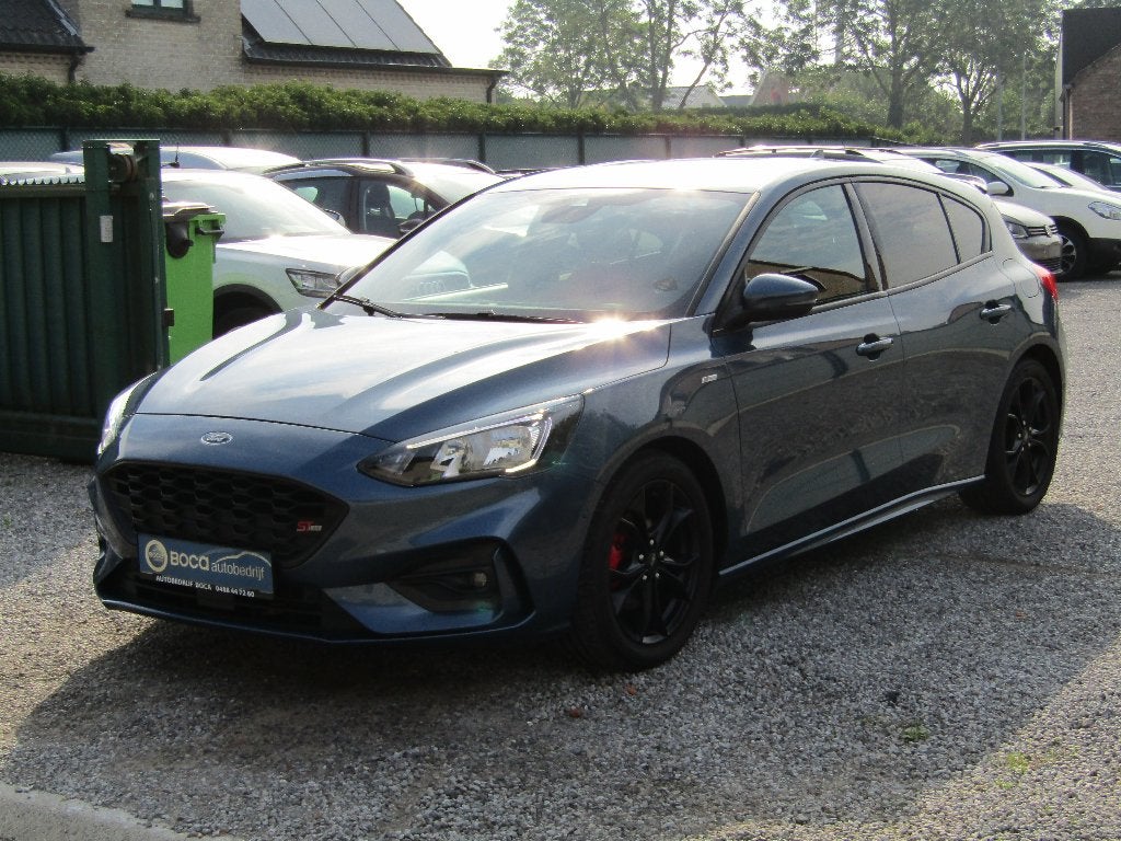 Ford Focus 1.0 ST-Line, Auto's, Dealer onderhouden, Stof, Euro 6, Blauw