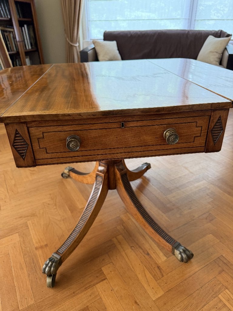 Table à abattants de style Regency en acajou, Antiquités & Art, Enlèvement