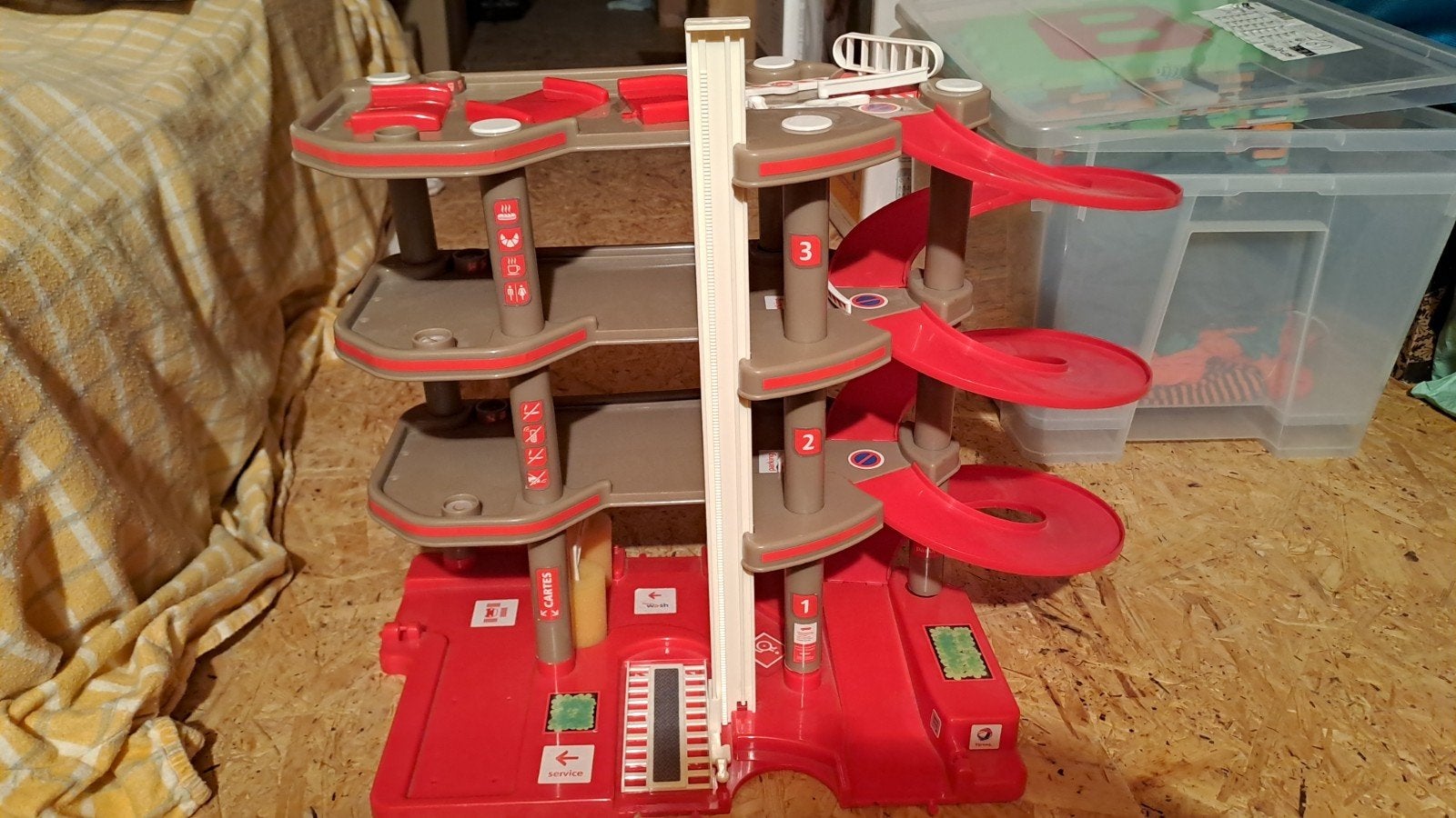 parkeergarage, Ophalen