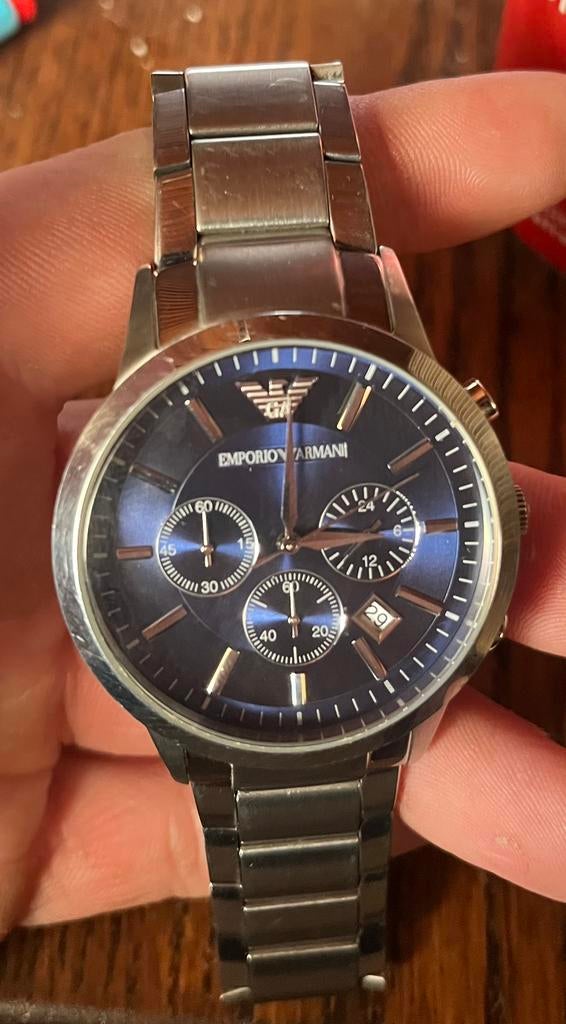 Emporio armani, Handtassen en Accessoires, Horloges | Heren, Ophalen of Verzenden, Zo goed als nieuw