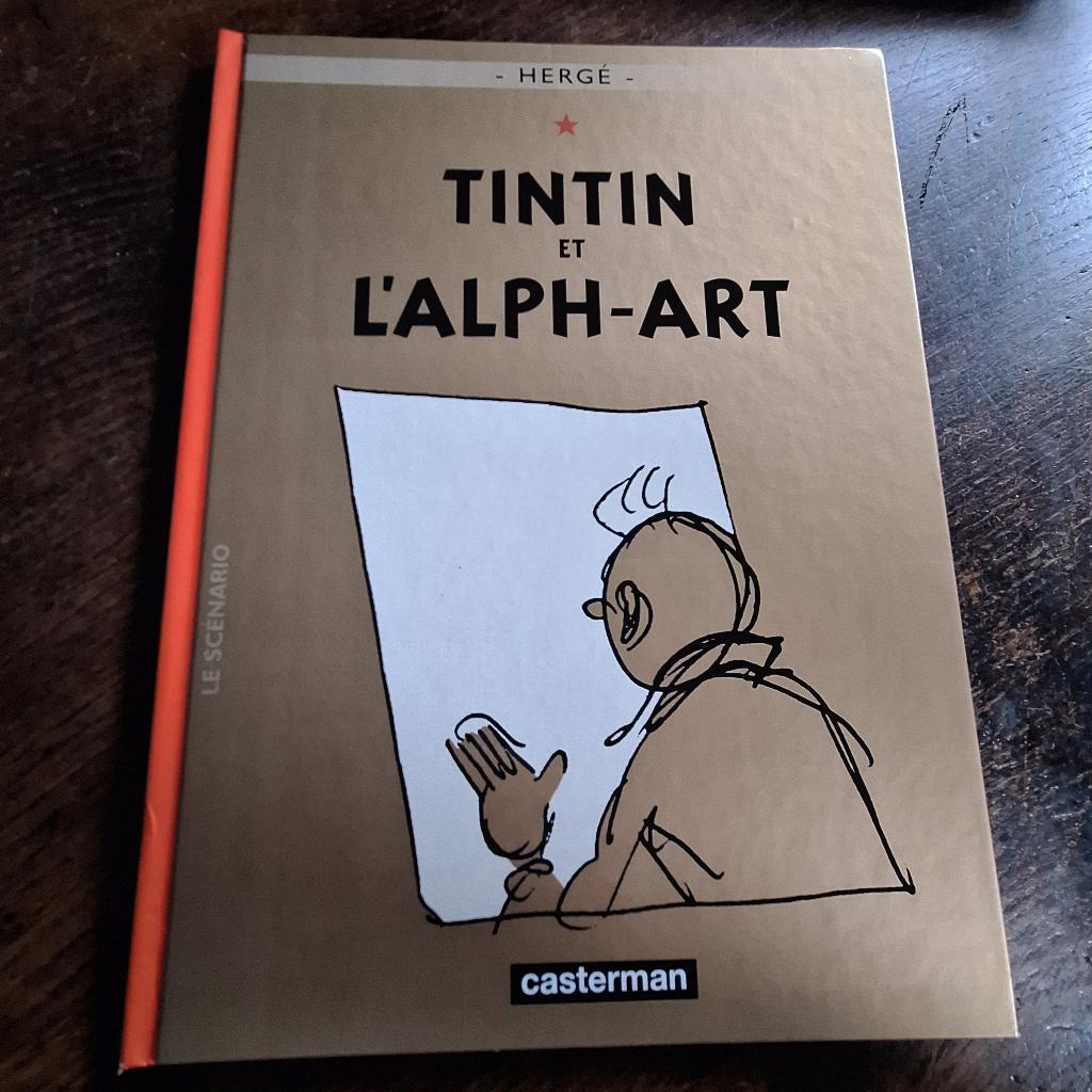 tintin et l'alpha-art hergé, Livres, Une BD, Utilisé, Hergé, Envoi