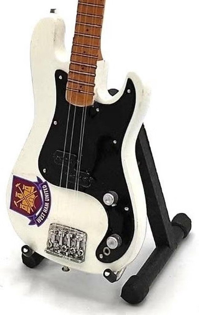 Miniatuur replica Fender basgitaar Steve Harris Iron Maiden, Enlèvement ou Envoi, Neuf