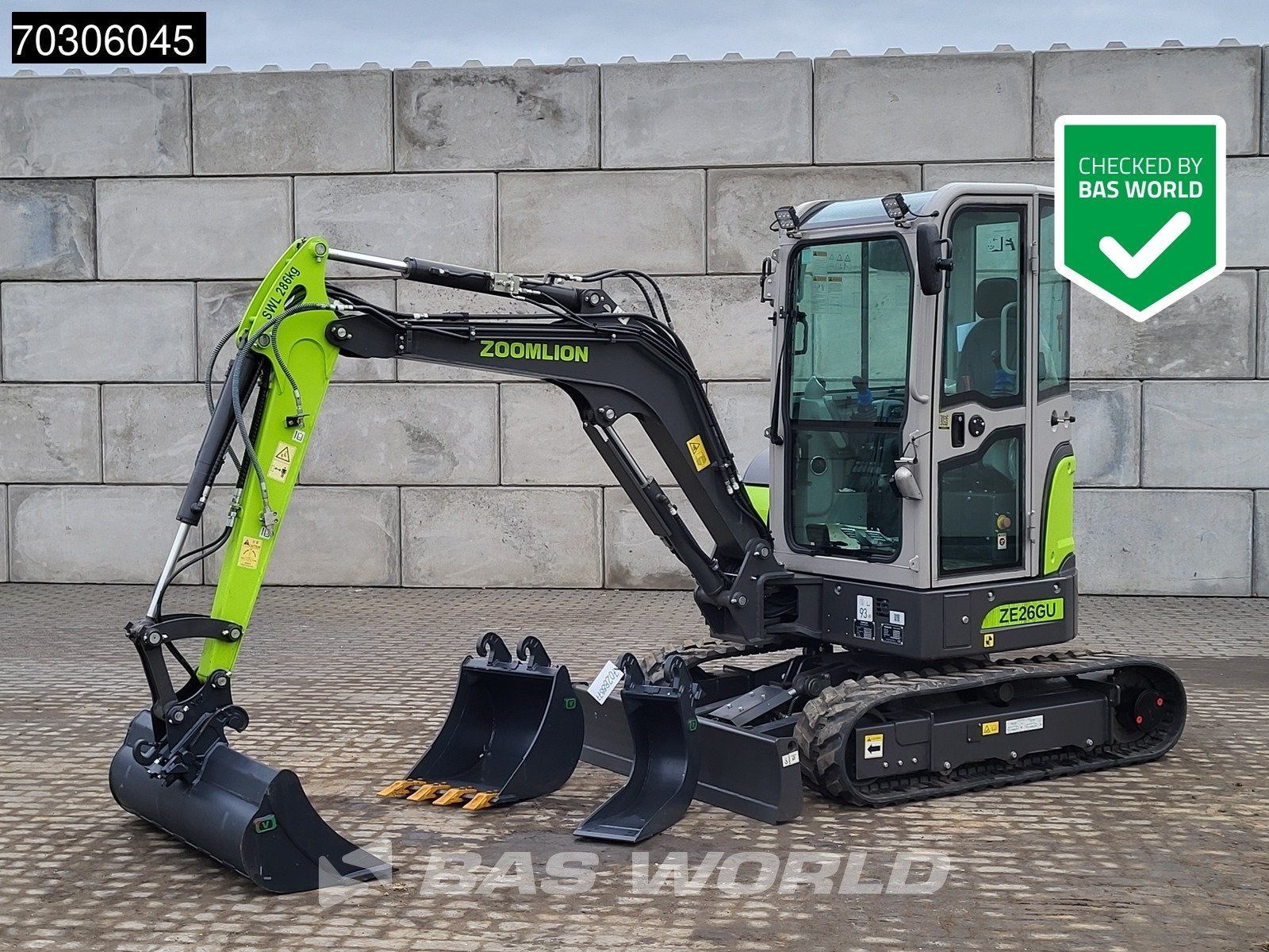 Caterpillar 302.7 FACTORY WARRANTY - CW/3 BUCKETS - CE, Zakelijke goederen, Graafmachine