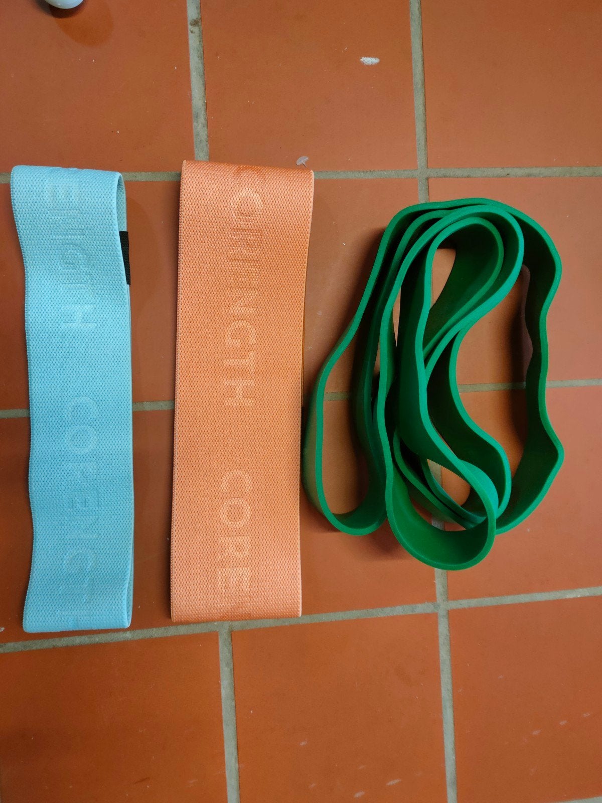 Fitnesselastiek - Weerstandsband - textiel, Ophalen