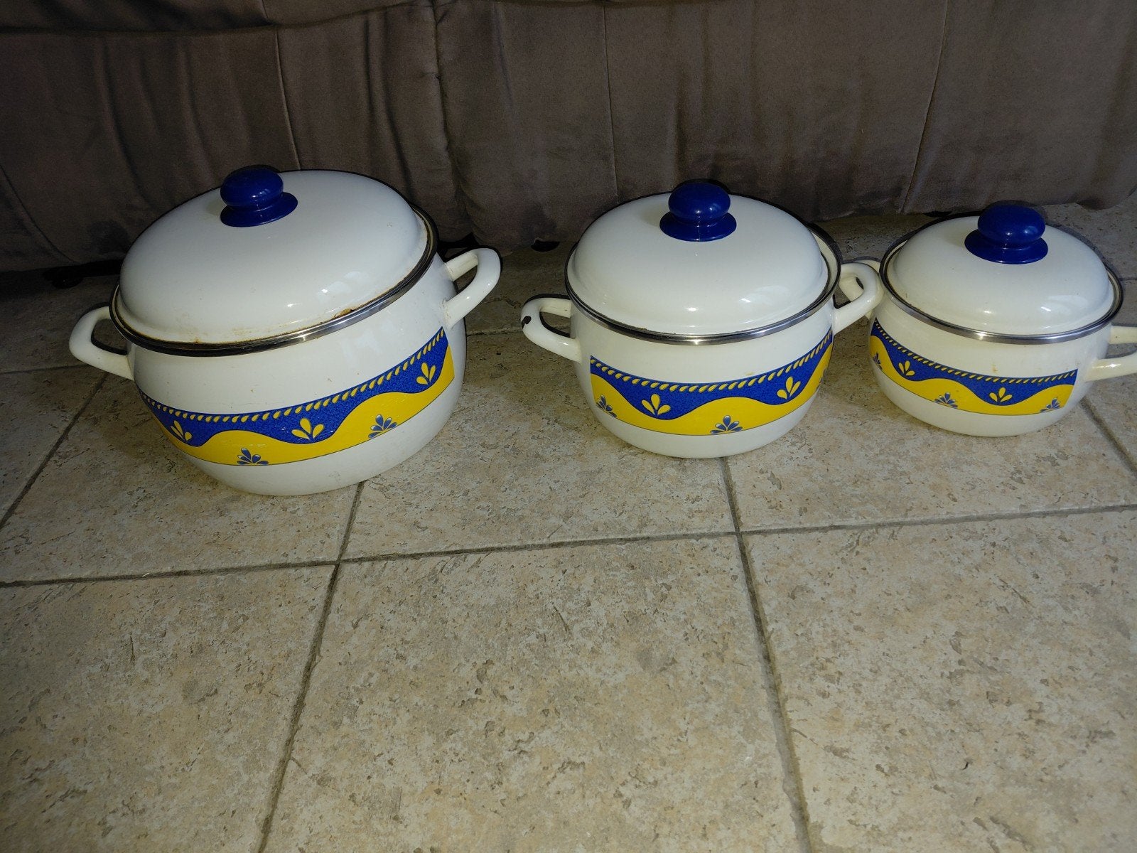 3 casseroles vintage, Ophalen of Verzenden