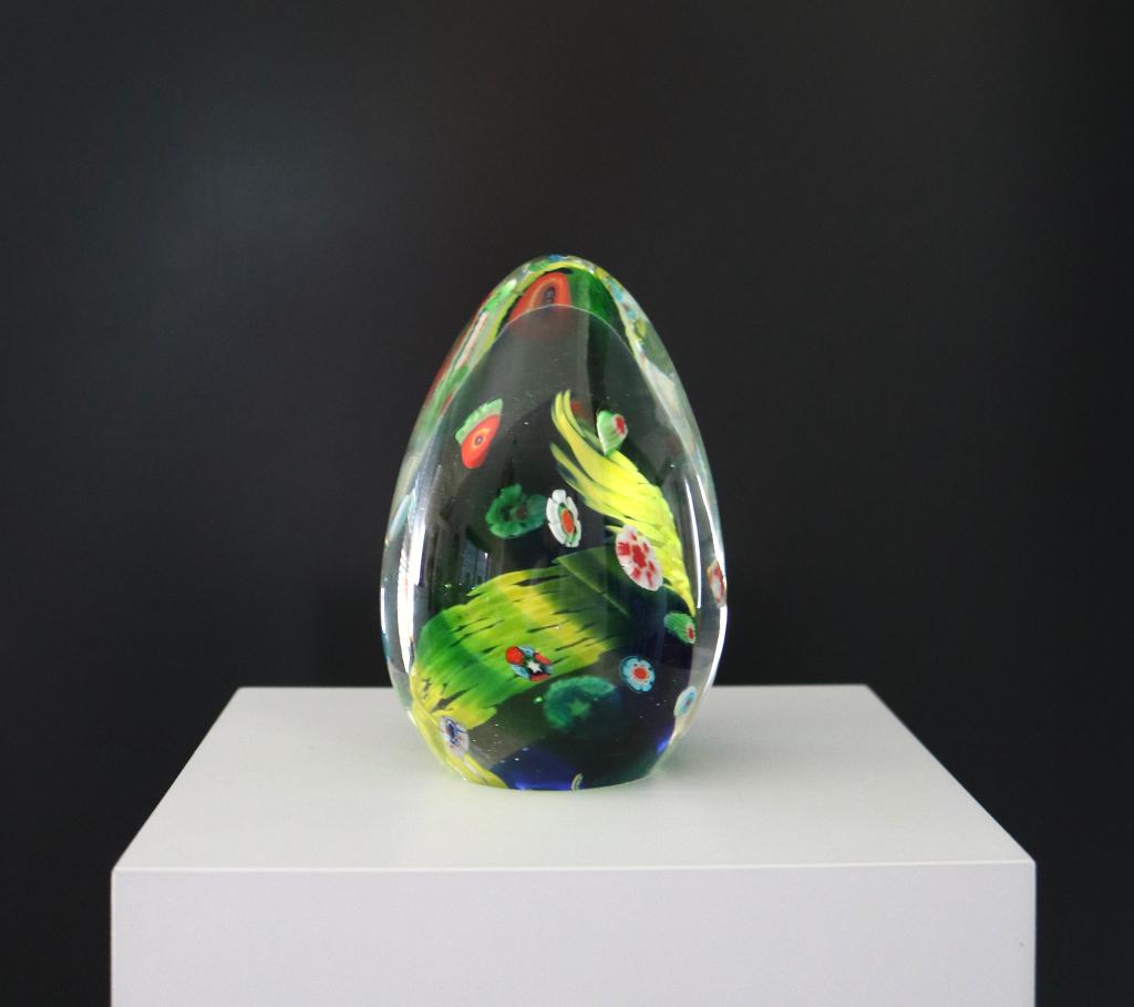 Vintage  Murano Glass Paperweight, 1980s, Ophalen of Verzenden