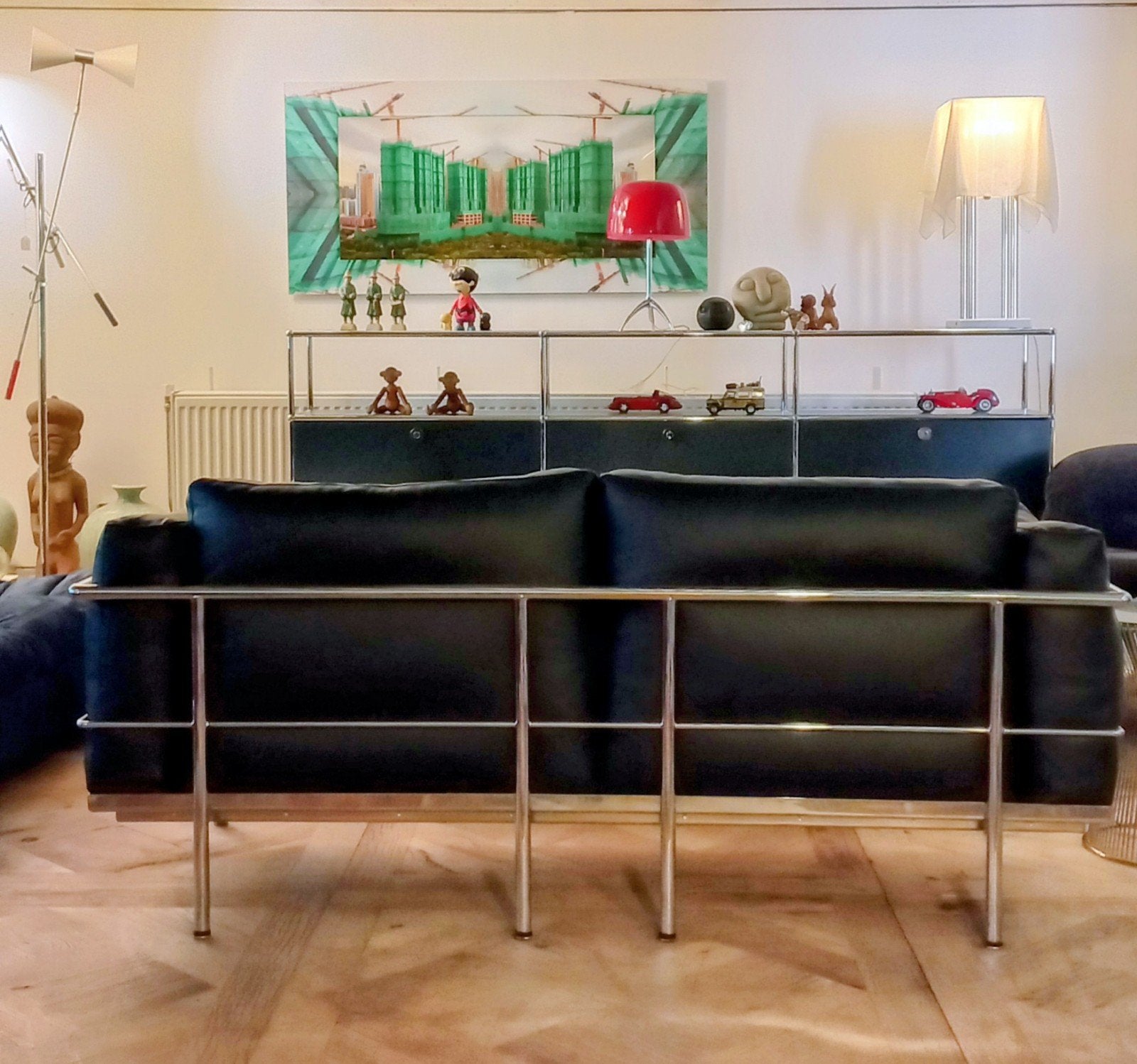 cabinets mid-century tulipe tafels platner Colombo stam, Ophalen of Verzenden, Metaal