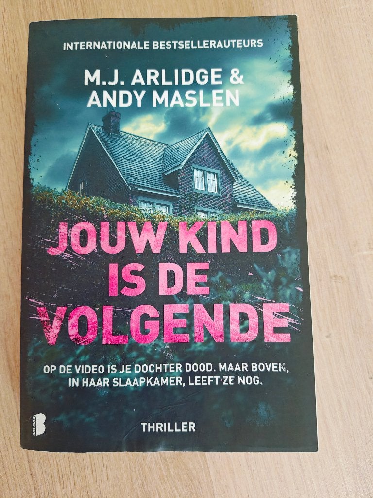 Jouw kind is de volgende : thriller van mj arlidge, Boeken, Ophalen of Verzenden, M.J. Arlidge