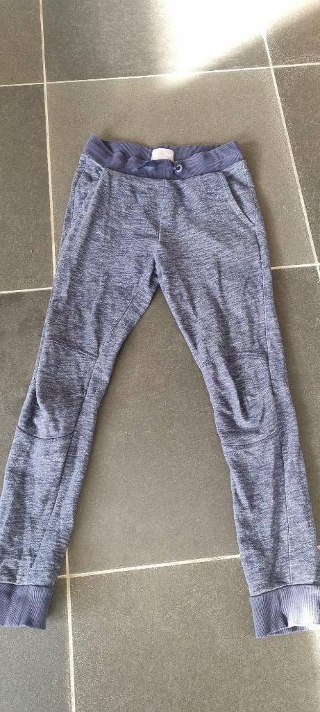 grijs blauwe trainingsbroek Nonito maat 146 - 152, Ophalen of Verzenden, Gebruikt, Jongen, Sport- of Zwemkleding