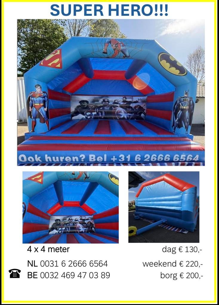 Springkasteel verhuur Pelt